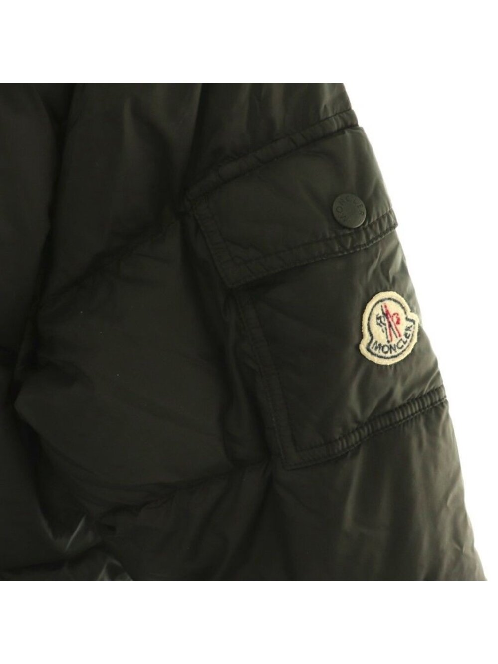 Moncler Cles Down Jacket Outer 0 Black - Picture 5 of 8